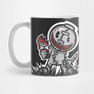 Diabolical doll B/W Mug